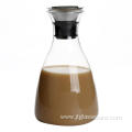 Glass Milk Drink Carafe Water Juice Pitcher